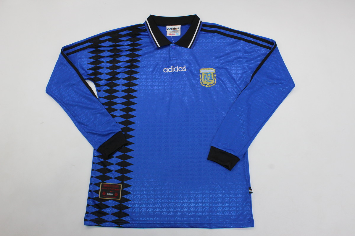 AAA Quality Argentina 1994 World Cup Away Long Jersey